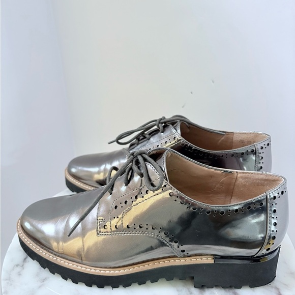 Franco Sarto Metallic Oxford Lace-Up Shoes Women’s Size 6.5M - Picture 4 of 14